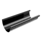 Střešní žlab 3 m / 125 mm černý