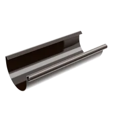 Střešní žlab 4 m / 125 mm hnědý