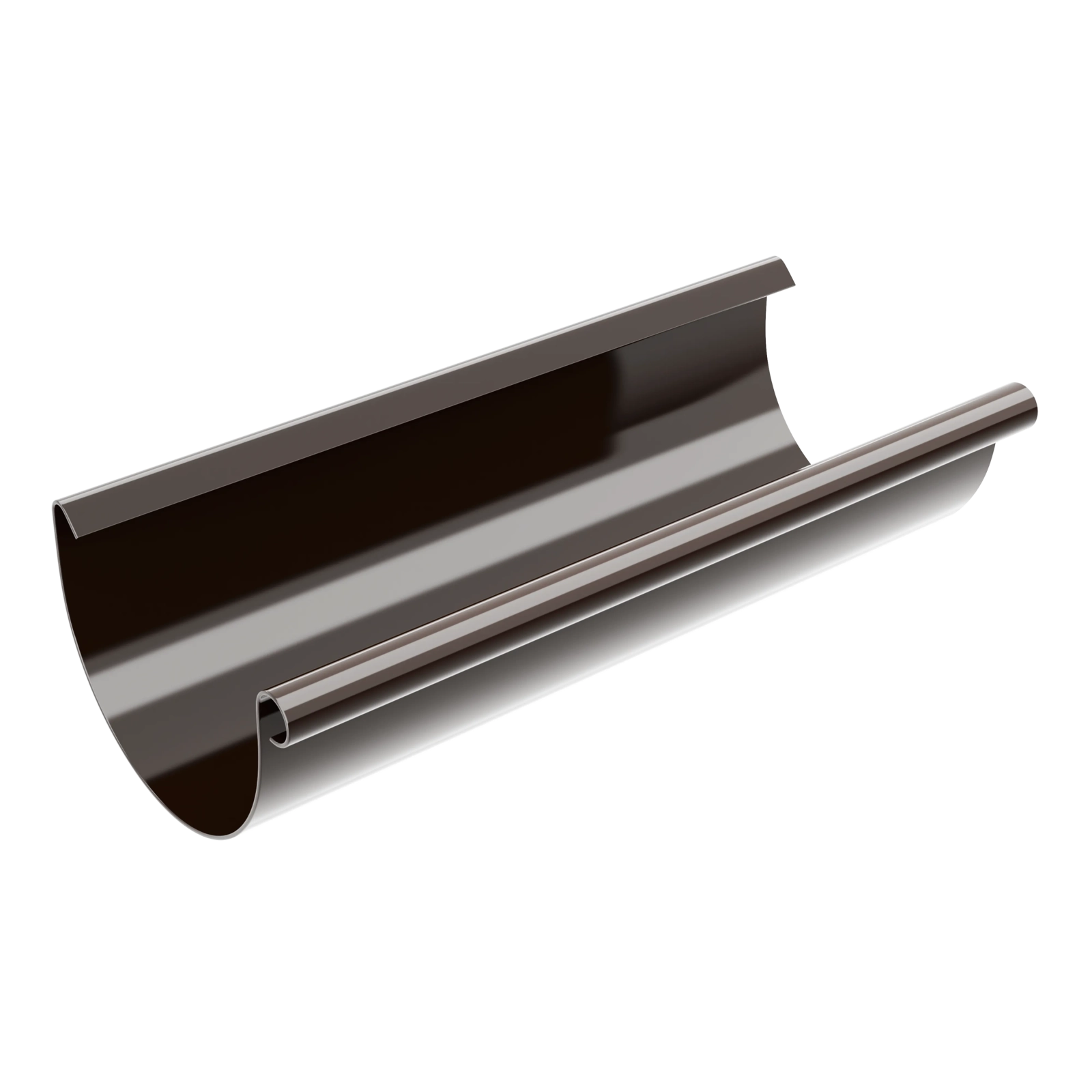 Střešní žlab 4 m / 125 mm hnědý