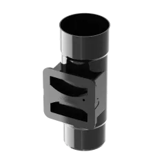 Čistící otvor 110 mm černý