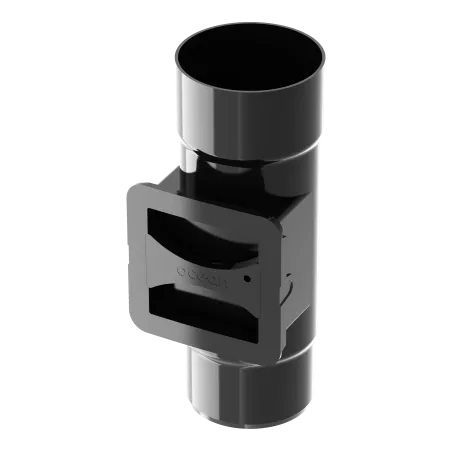 Čistící otvor 110 mm černý