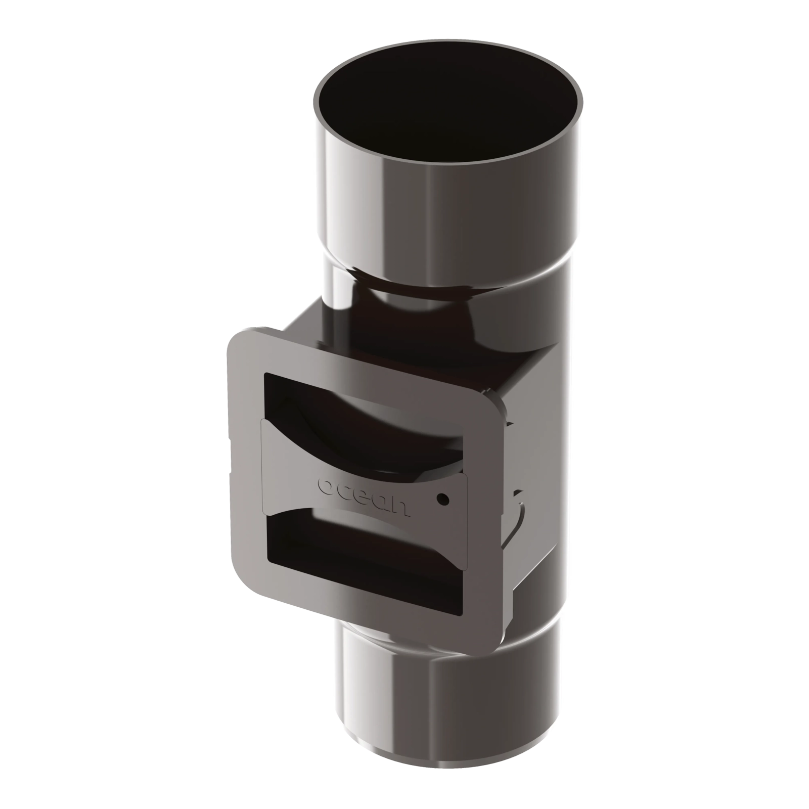 Čistící otvor 110 mm hnědý