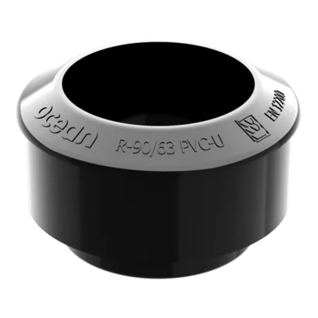 Redukční adaptér 63 mm / 90 mm černý