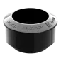 Redukční adaptér 63 mm / 90 mm černý