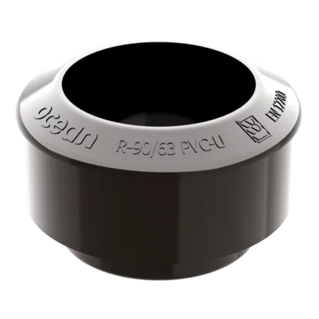 Redukční adaptér 63 mm / 90 mm hnědý