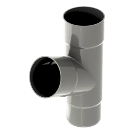 T-trubka 90 mm / 90 mm šedá