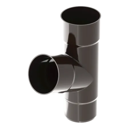 T-trubka 90 mm / 90 mm hnědá