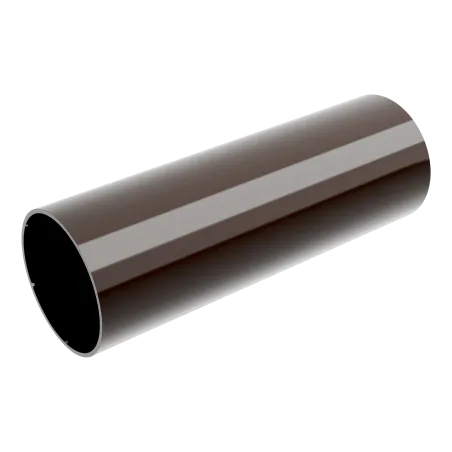 LEFOLYÓCSŐ 3 m / 90 mm hnědý