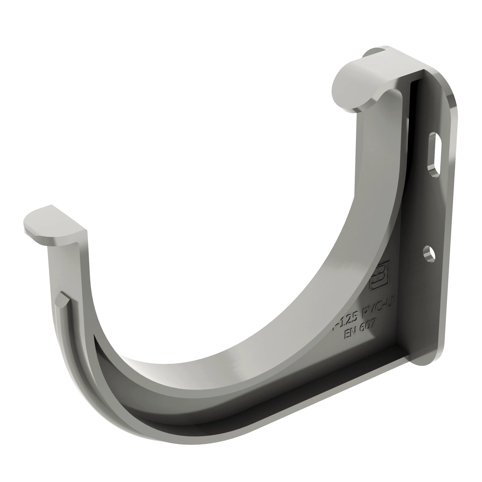 Žlabový závěs 100 mm šedý