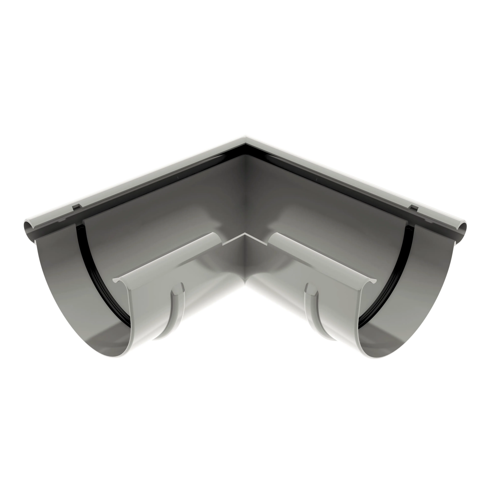 Vnější roh 100 mm šedý