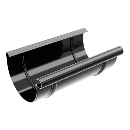 Žlabový spoj 100 mm černý