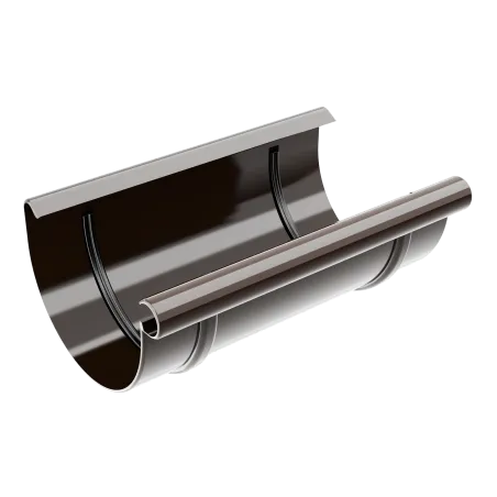 Žlabový spoj 100 mm hnědý