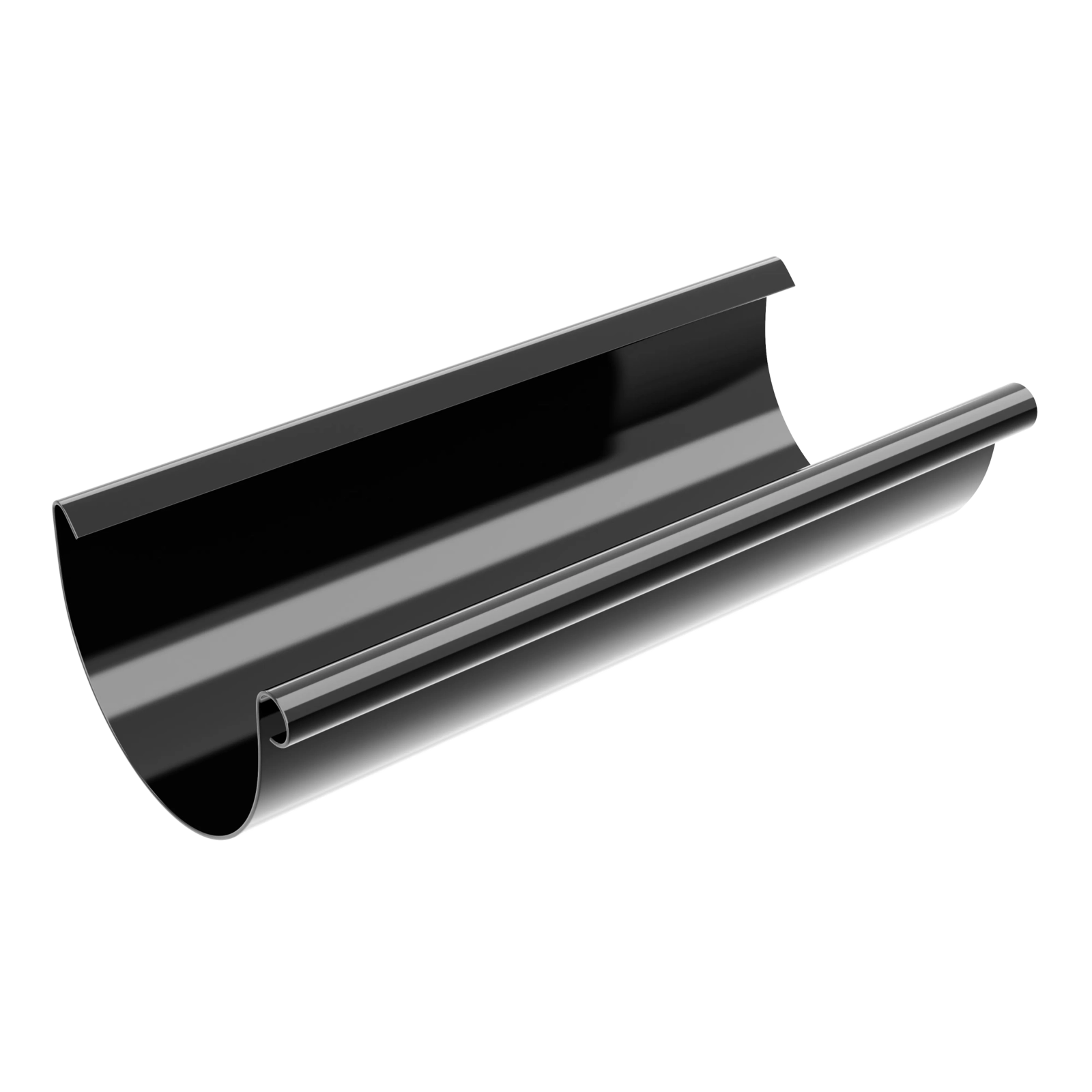 Střešní žlab PVC 3 m / 100 mm černý