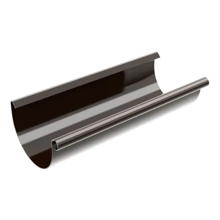 Střešní žlab PVC 3 m / 100 m hnědý