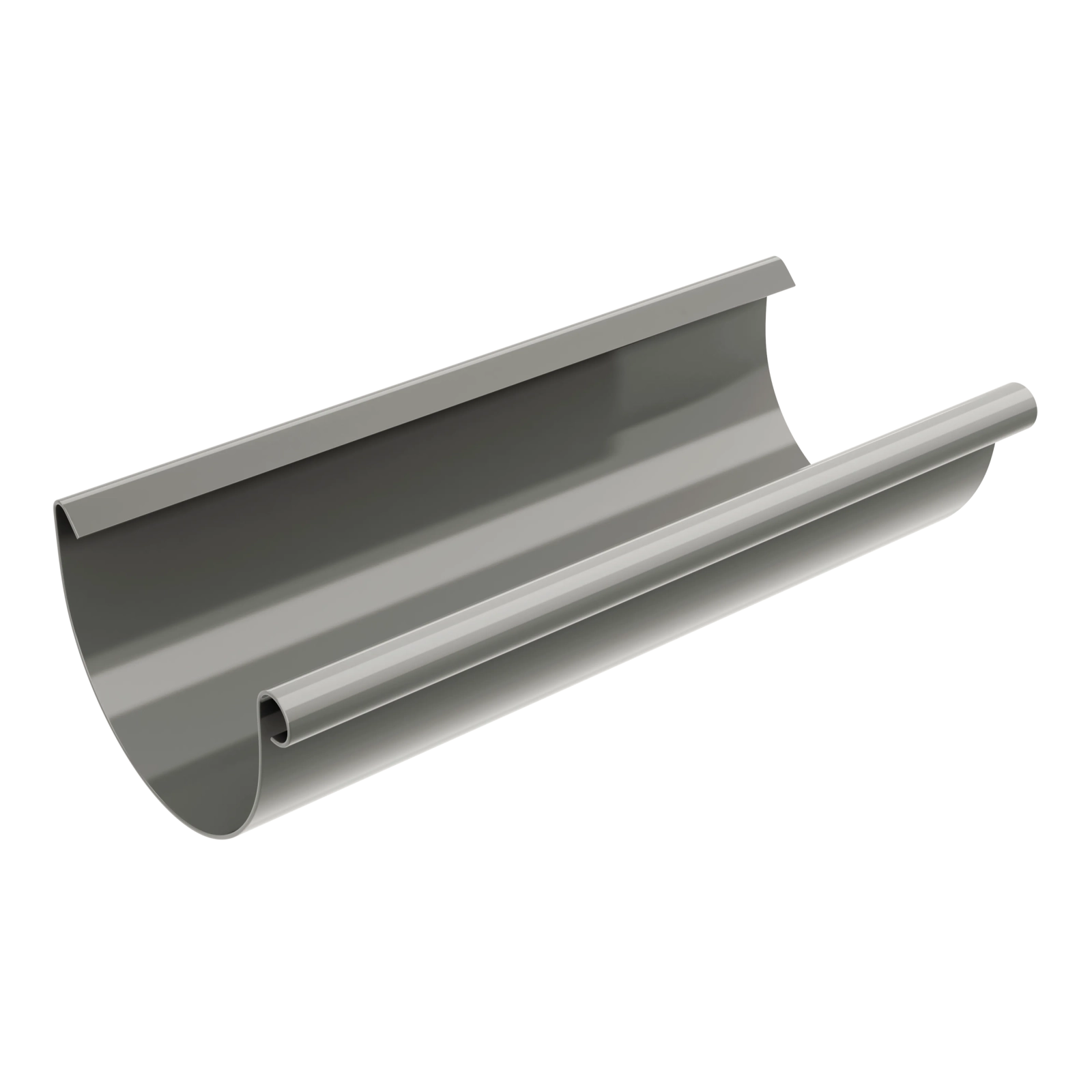 Střešní žlab PVC 4 m / 100 mm šedý