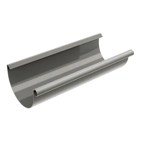 Střešní žlab PVC 4 m / 100 mm šedý