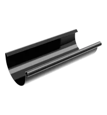 Střešní žlab PVC 4 m / 100 mm černý