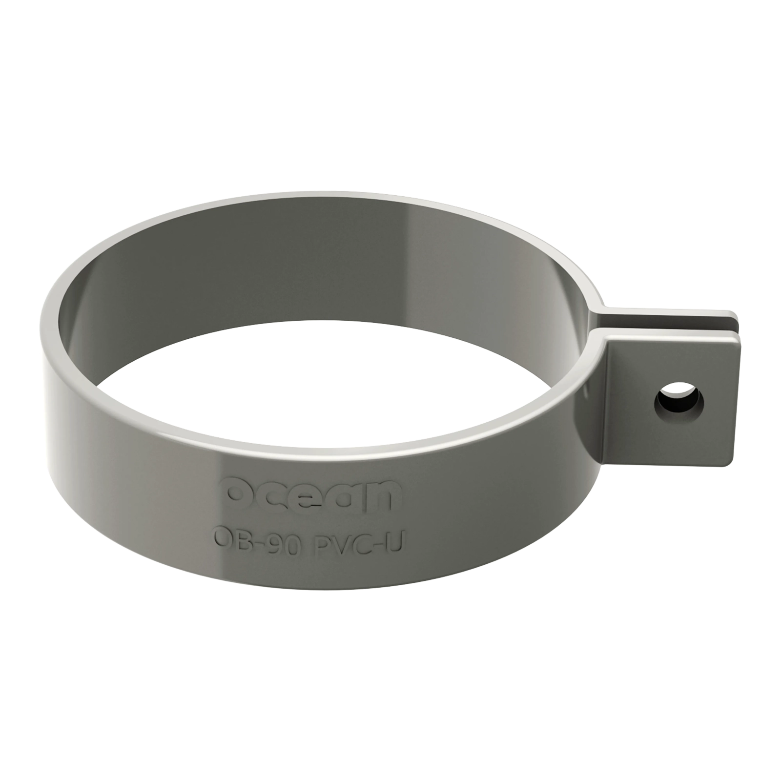 LEFOLYÓCSŐ upínací kroužek 63 mm šedý