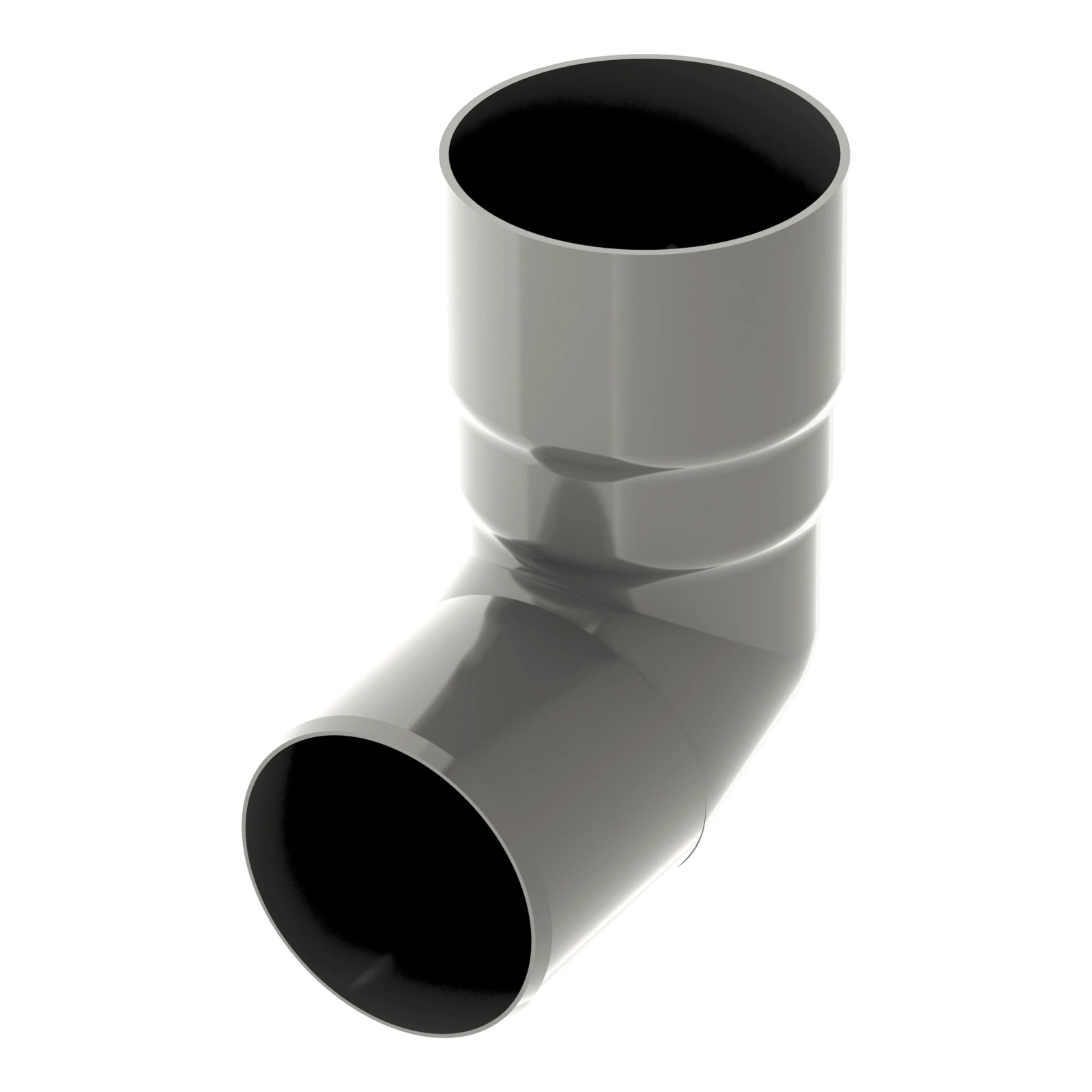 Koleno (jakýkoli úhel) 63 mm šedé