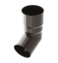 Koleno 63 mm hnědé