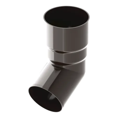 Koleno 63 mm hnědé