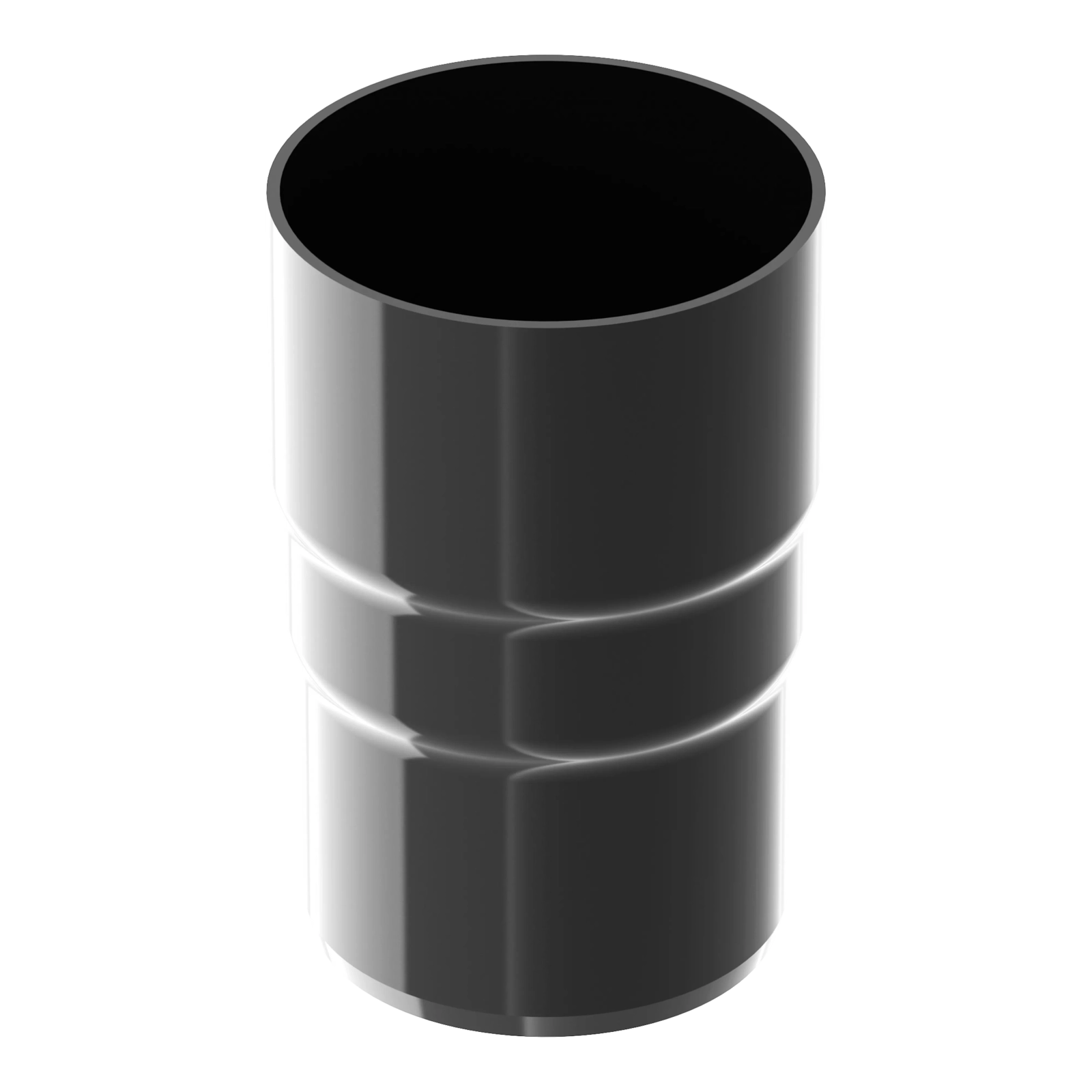 LEFOLYÓCSŐ spoj 63 mm černý