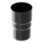LEFOLYÓCSŐ spoj 63 mm černý