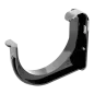 Žlabový závěs 75 mm černý