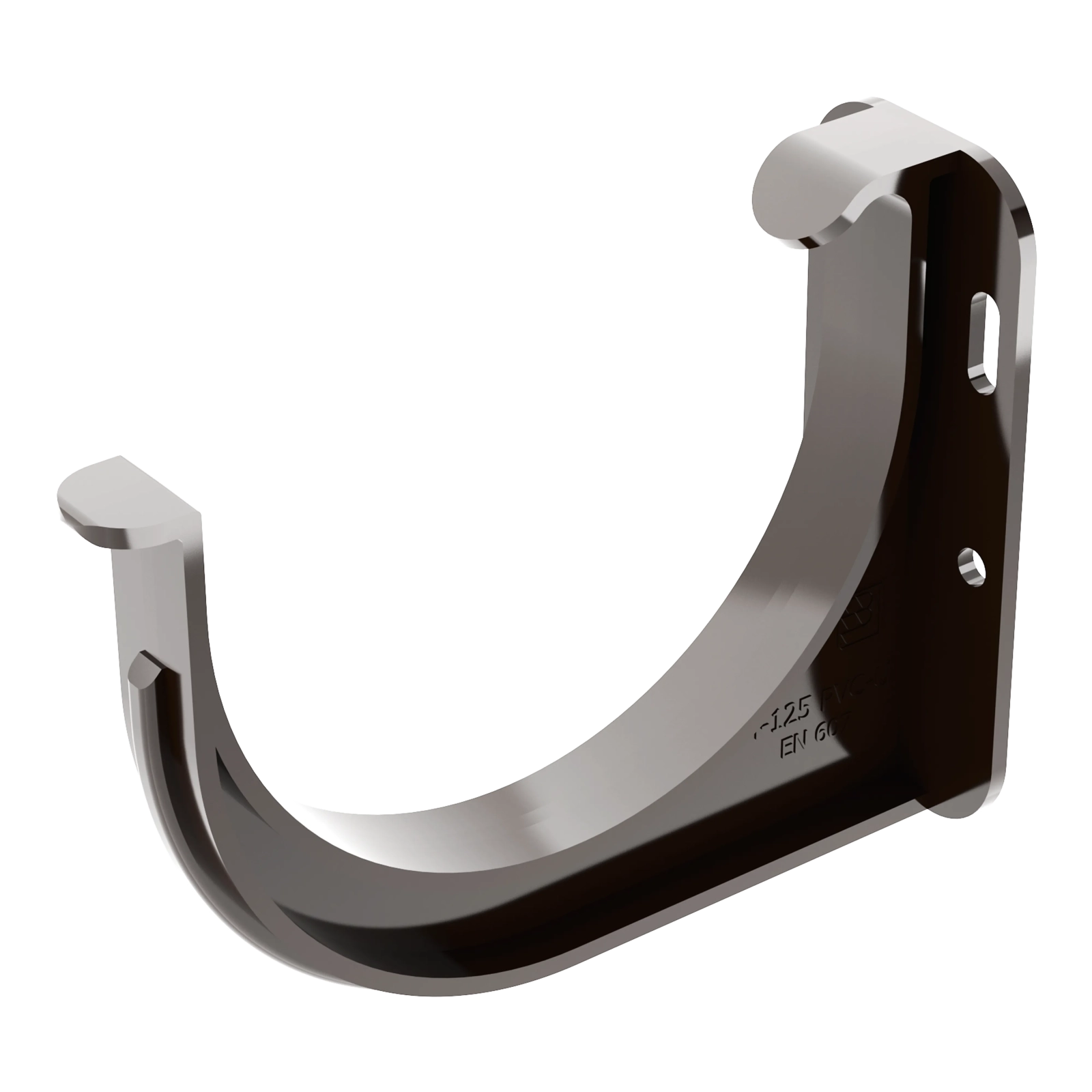 Žlabový závěs 75 mm hnědý