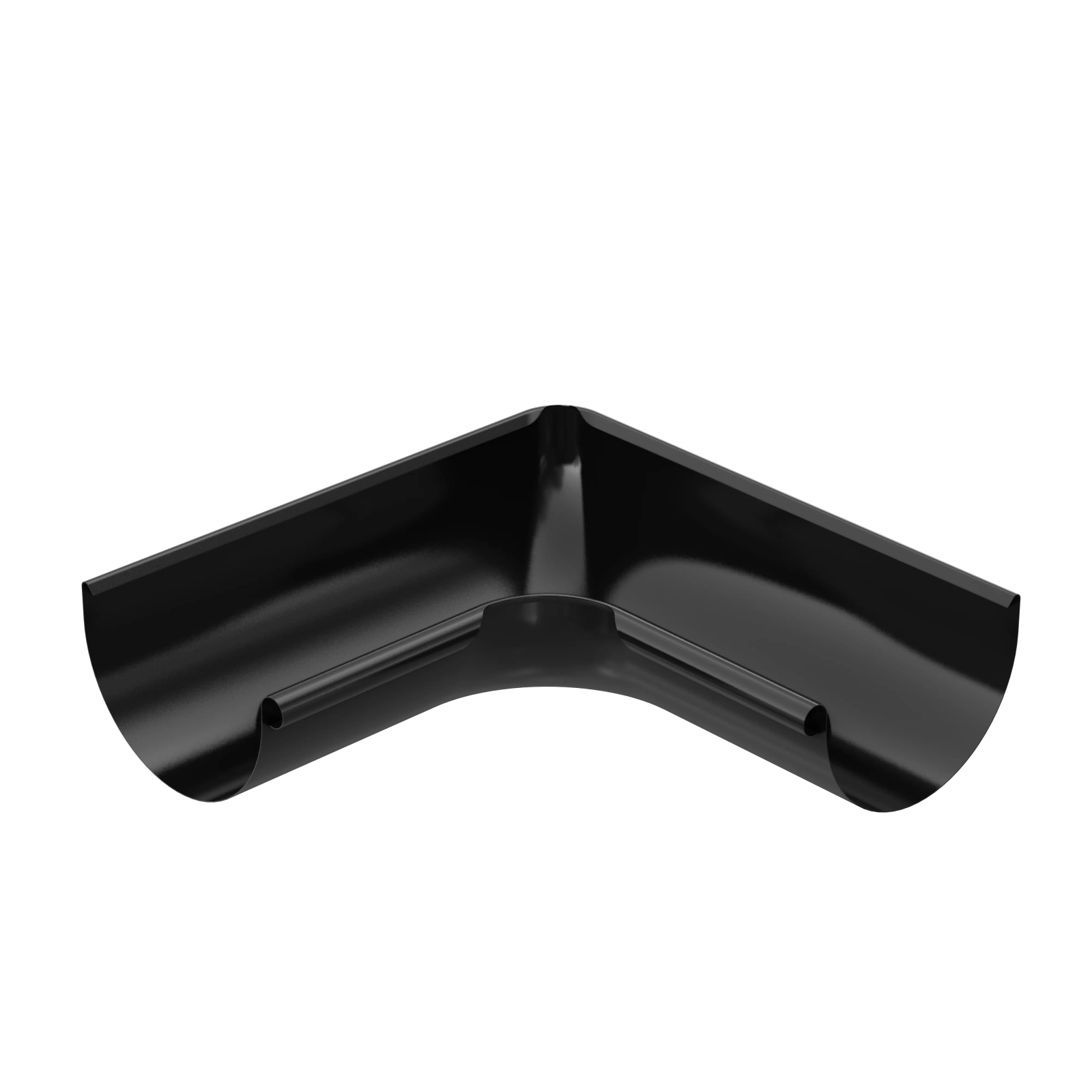 BRYZA STAL Vnútorný roh 150 mm čierny