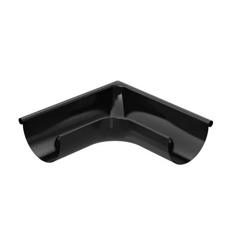 BRYZA STAL Vonkajší roh 150 mm čierny