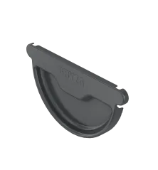 BRYZA STAL Univerzální čelo žlabu 150 mm grafitový