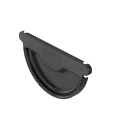 BRYZA STAL Univerzální čelo žlabu 150 mm černý