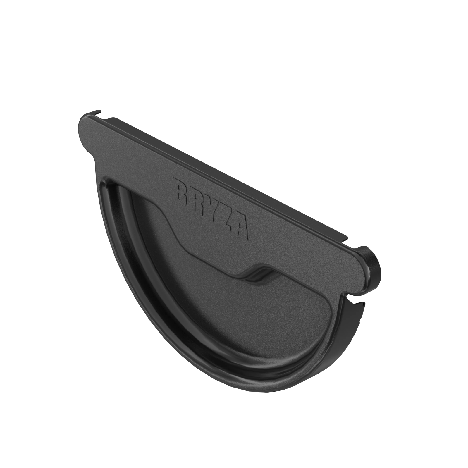 BRYZA STAL Univerzální čelo žlabu 150 mm černý