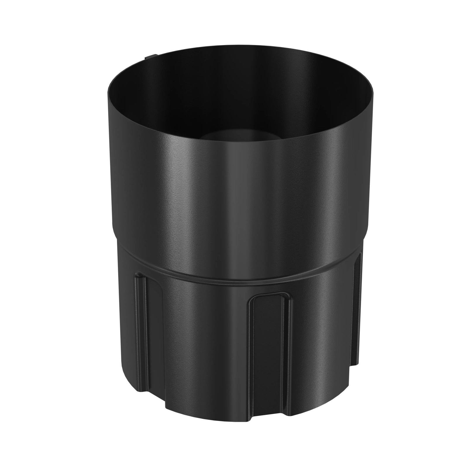 BRYZA STAL Spojka svodu 100 mm černá