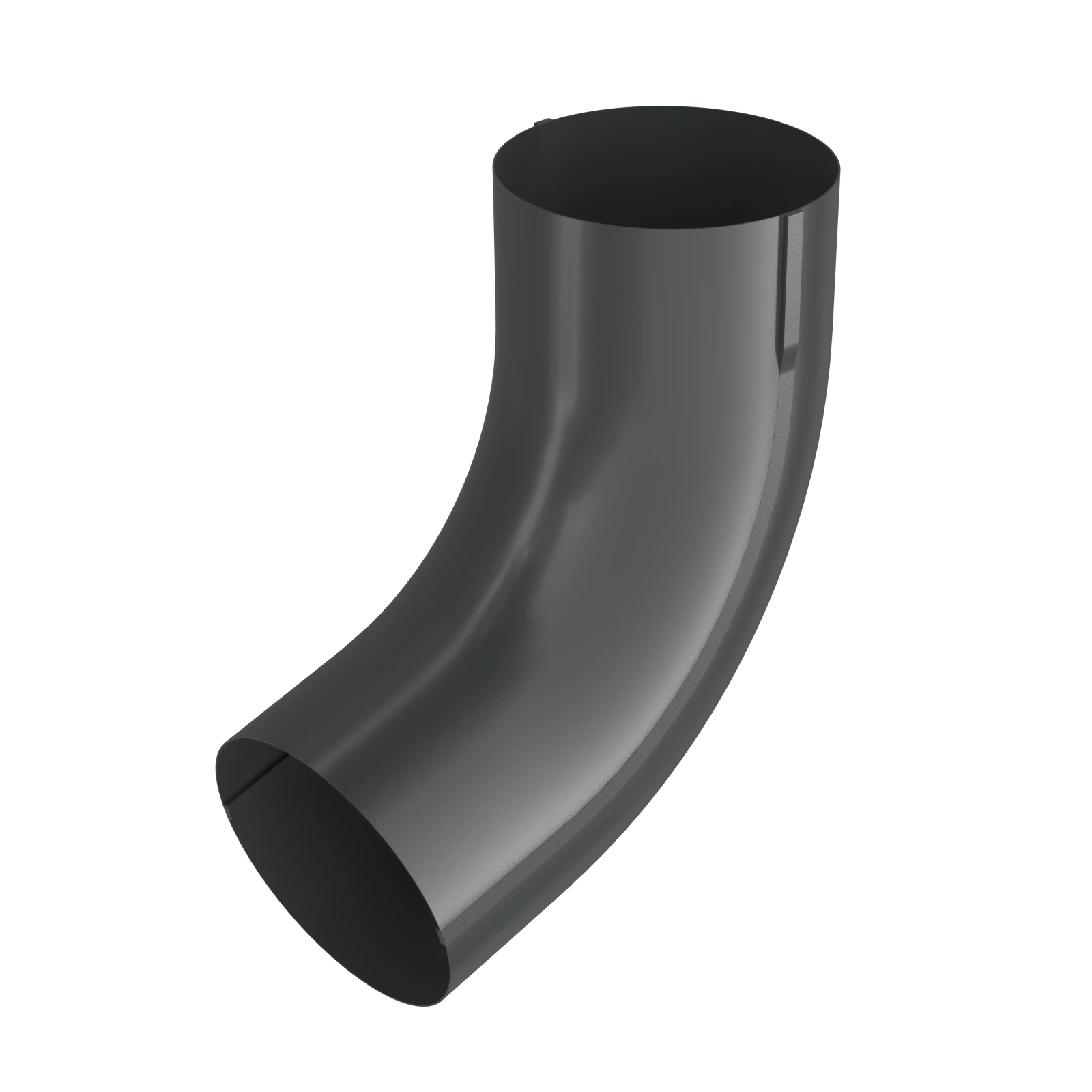 BRYZA STAL Potrubné koleno 100 mm grafitové