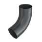 BRYZA STAL Potrubné koleno 100 mm grafitové
