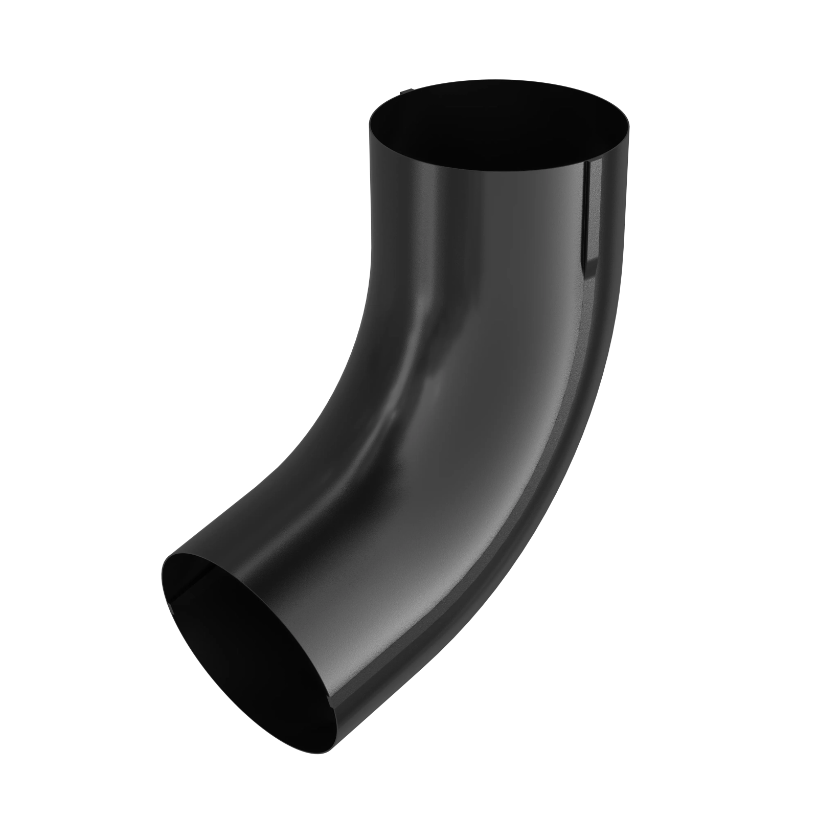 BRYZA STAL Koleno svodu 100 mm černá