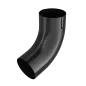BRYZA STAL Koleno na potrubie 100 mm čierne