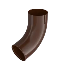 BRYZA STAL Výtokové koleno svodu 100 mm hnědá