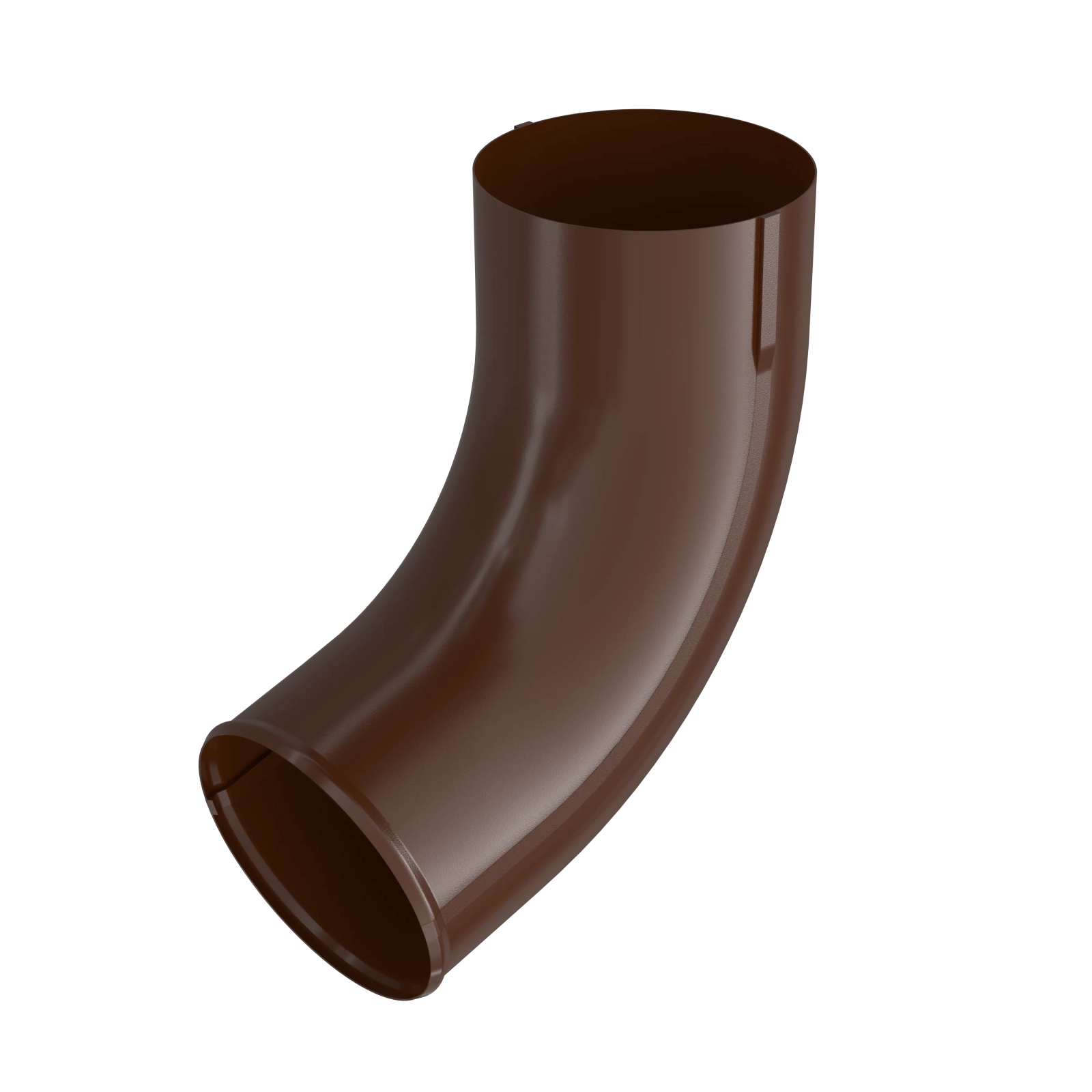 BRYZA STAL Výtokové koleno svodu 100 mm hnědá