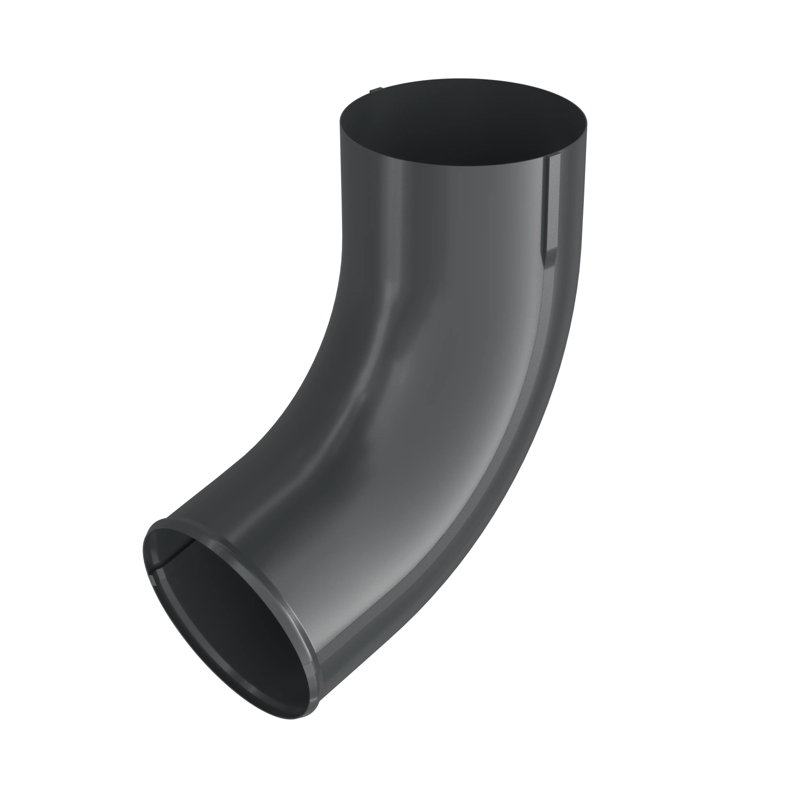 BRYZA STAL Výtokové koleno svodu 100 mm grafitová