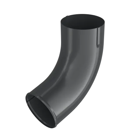 BRYZA STAL Odtoková pätka 100 mm grafitová