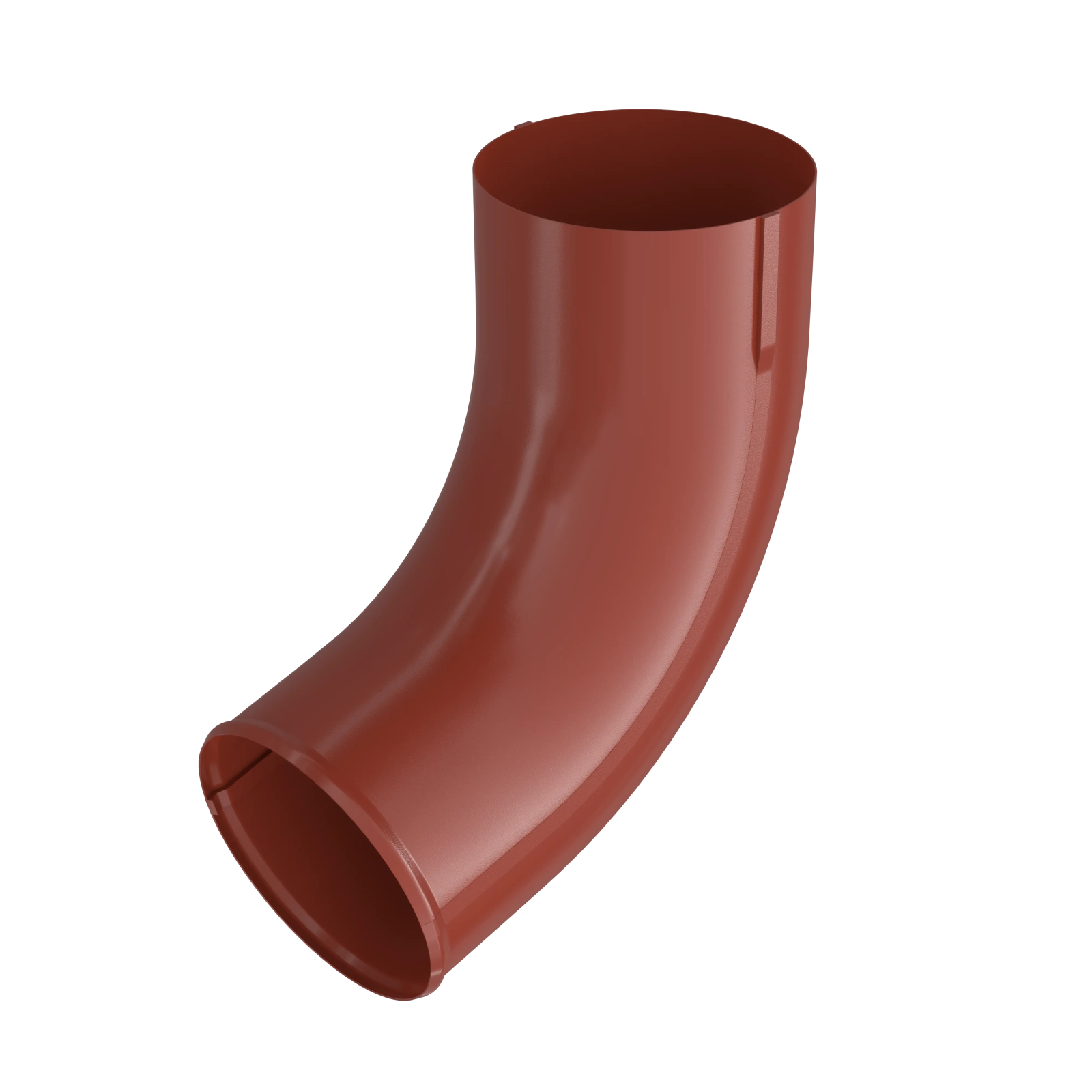 BRYZA STAL Výtokové koleno svodu 100 mm cihlově červená