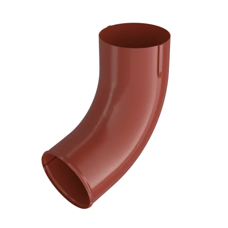 BRYZA STAL Výtokové koleno svodu 100 mm cihlově červená