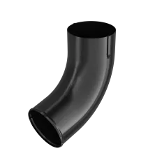 BRYZA STAL Výtokové koleno svodu 100 mm černá