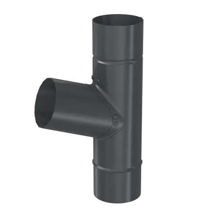 BRYZA STEEL T-pipe 100/100/100 mm grafit