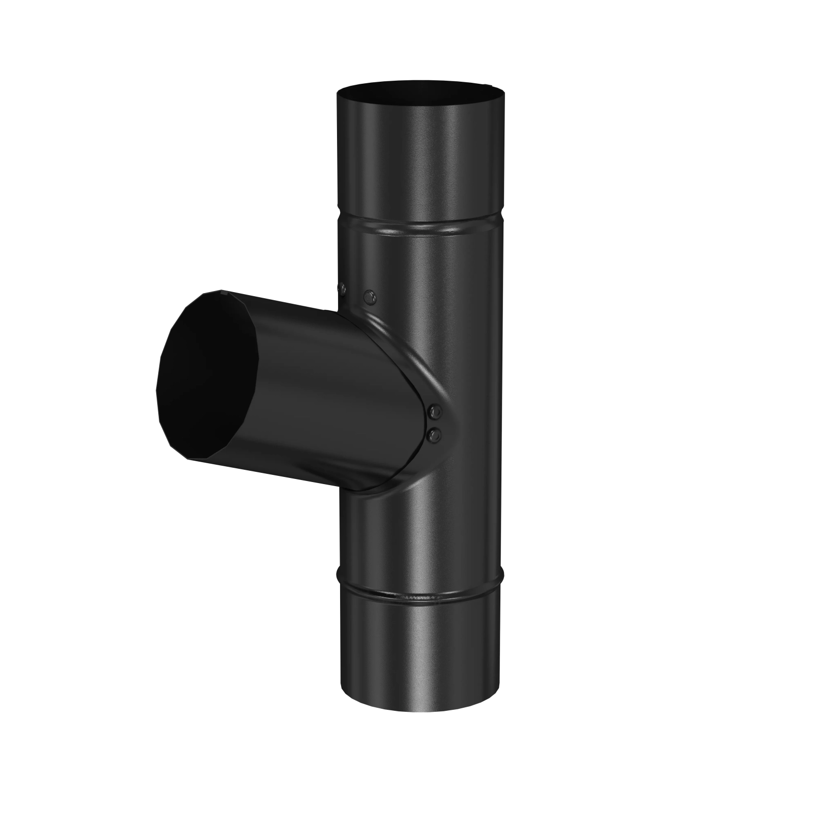 BRYZA STAL Odbočka svodu 100 mm černá