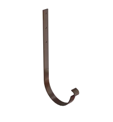 BRYZA STAL Hák žlabu rovný 150 mm hnědý