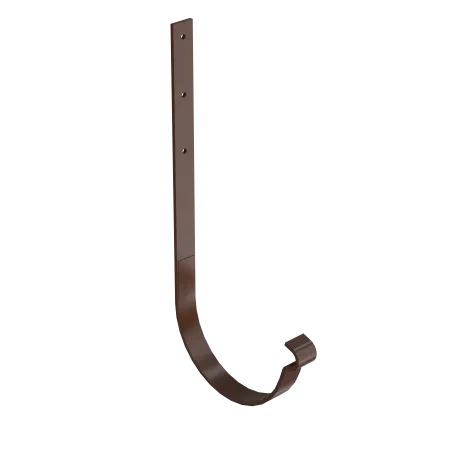 BRYZA STAL Hák žlabu rovný 150 mm hnědý